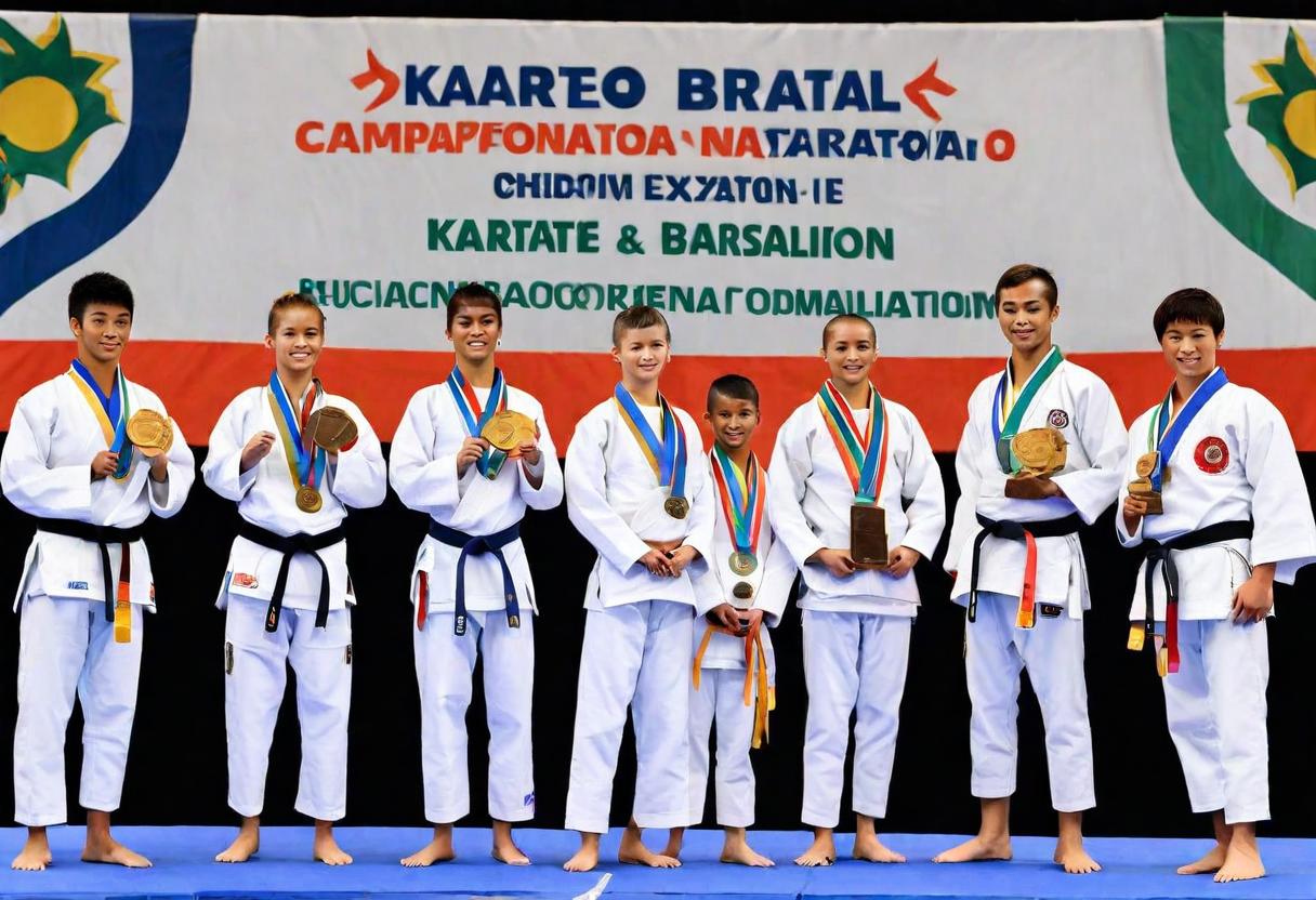 Atletas do Instituto Itoupava Blumenau Brilham no Campeonato Brasileiro de Karatê